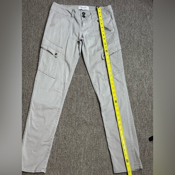 Rewind Womens Jogger Pants Sz 5 Army Cream Outdoorsy High Rise - Picture 10 of 10